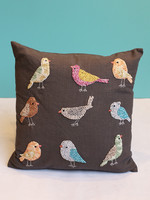 Natural Habitat Colorful Knotty Bird Pillow