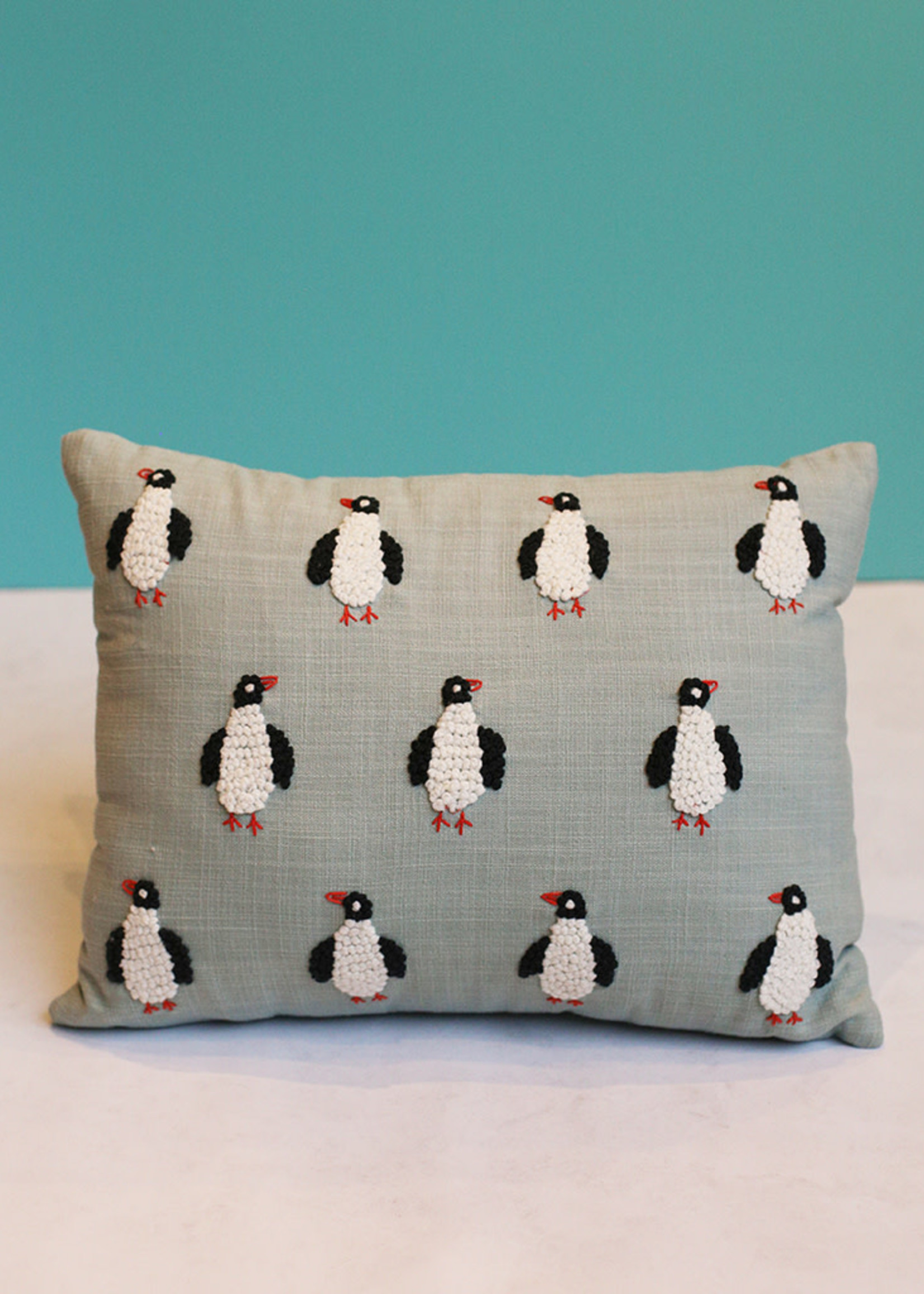 Natural Habitat Knotty Penguin Pillow
