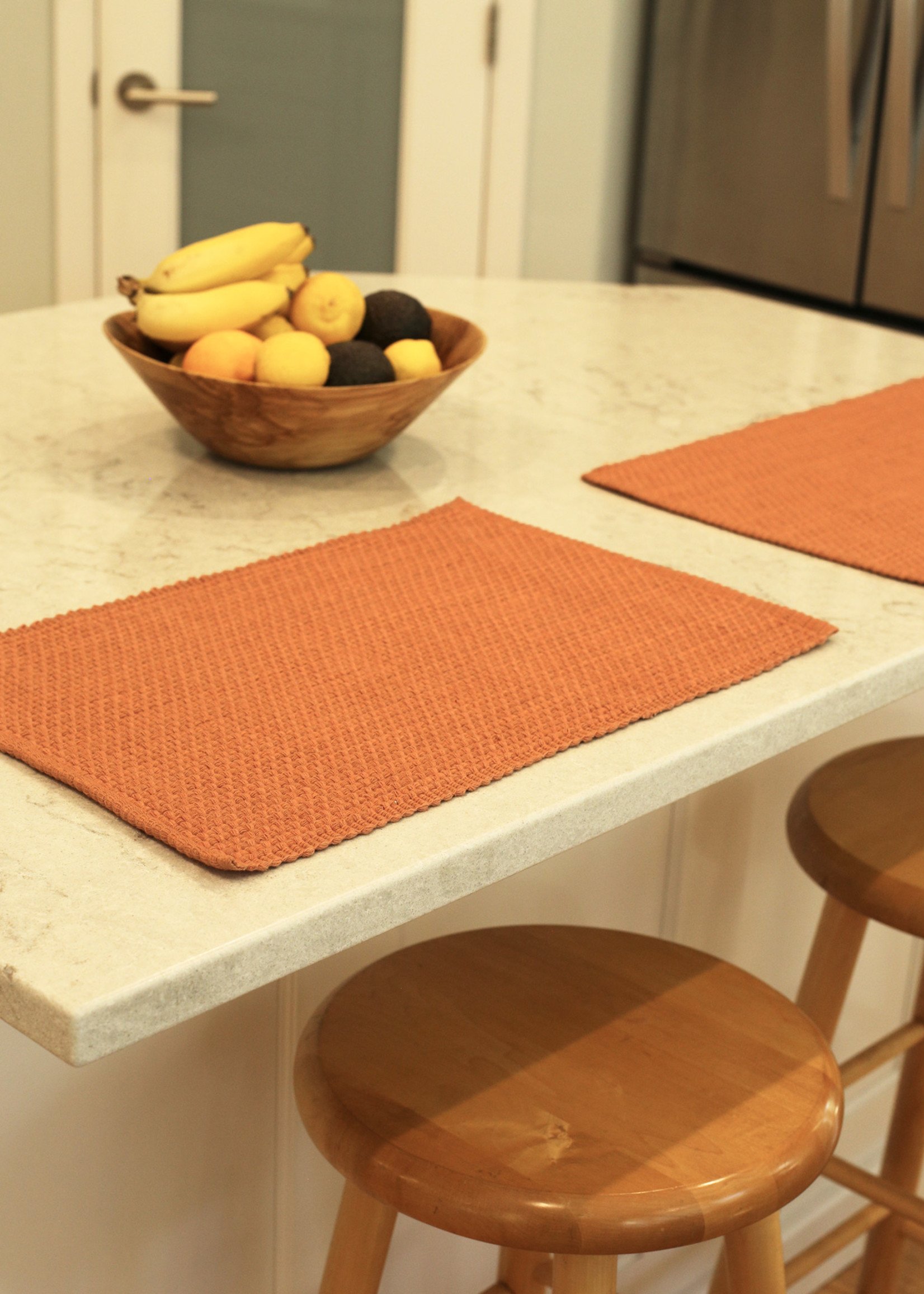 Natural Habitat Homespun Solid Placemats - Set of 2