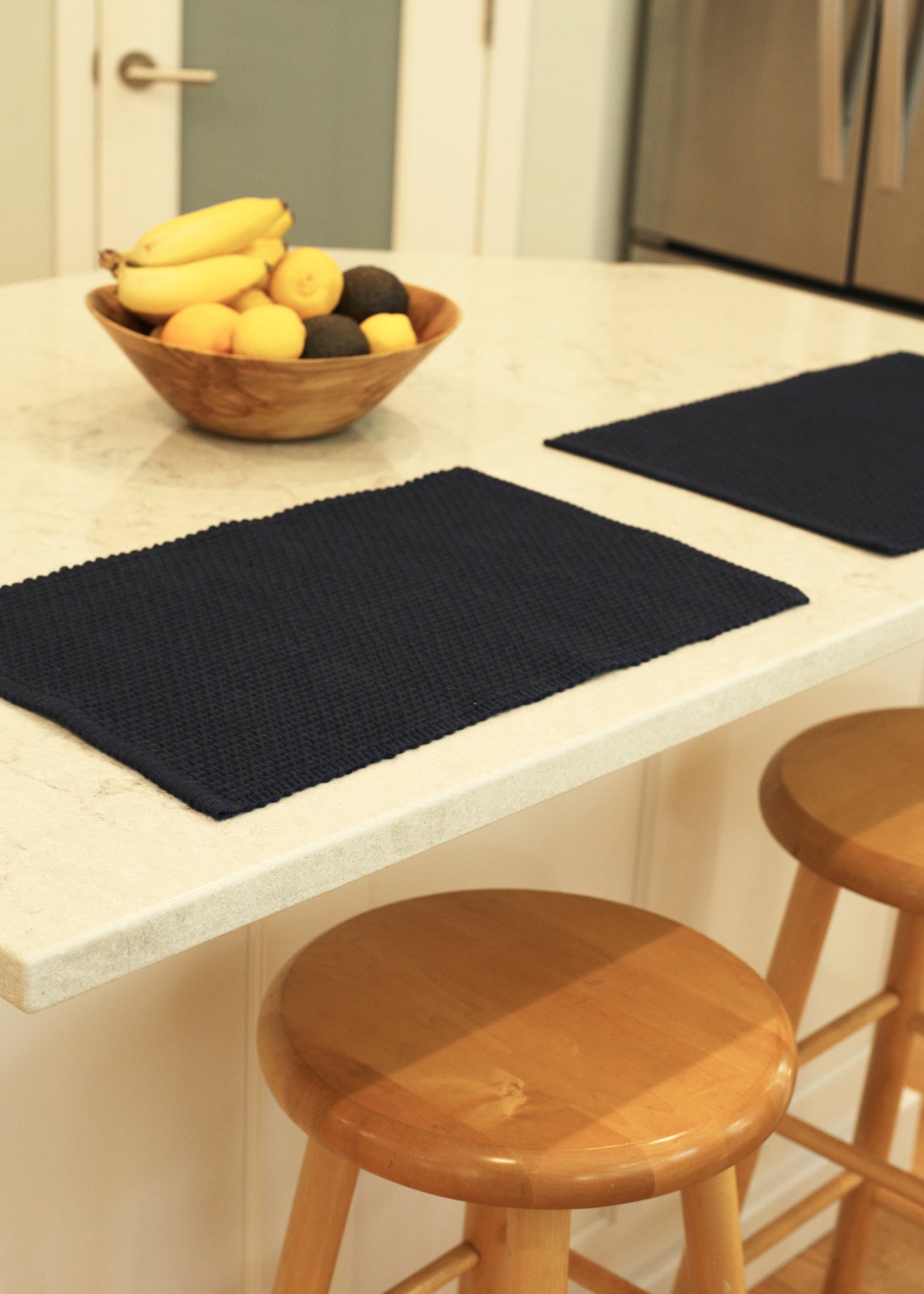 Natural Habitat Homespun Solid Placemats - Set of 2