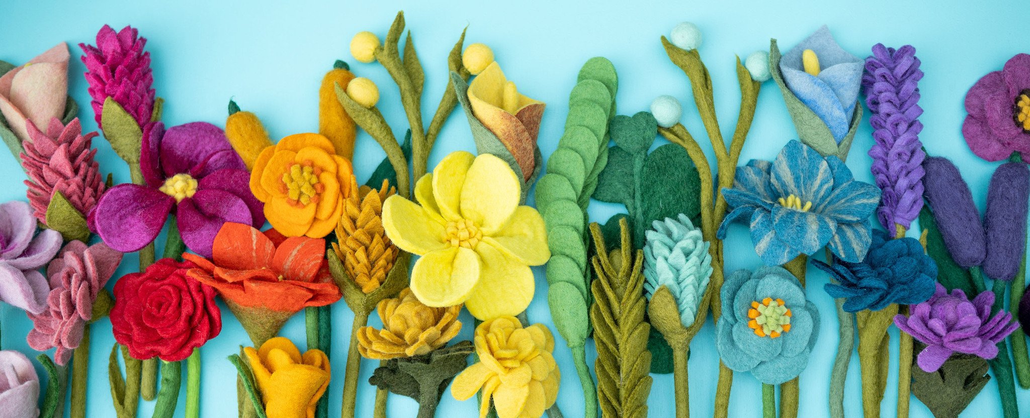 Global Goods Partners Felt Flower Stems, 19 Styles