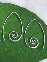 Women's Peace Collection Spiral Around Earrings