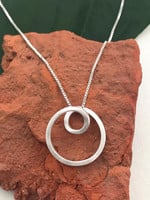 Women's Peace Collection Circle in Circle Necklace