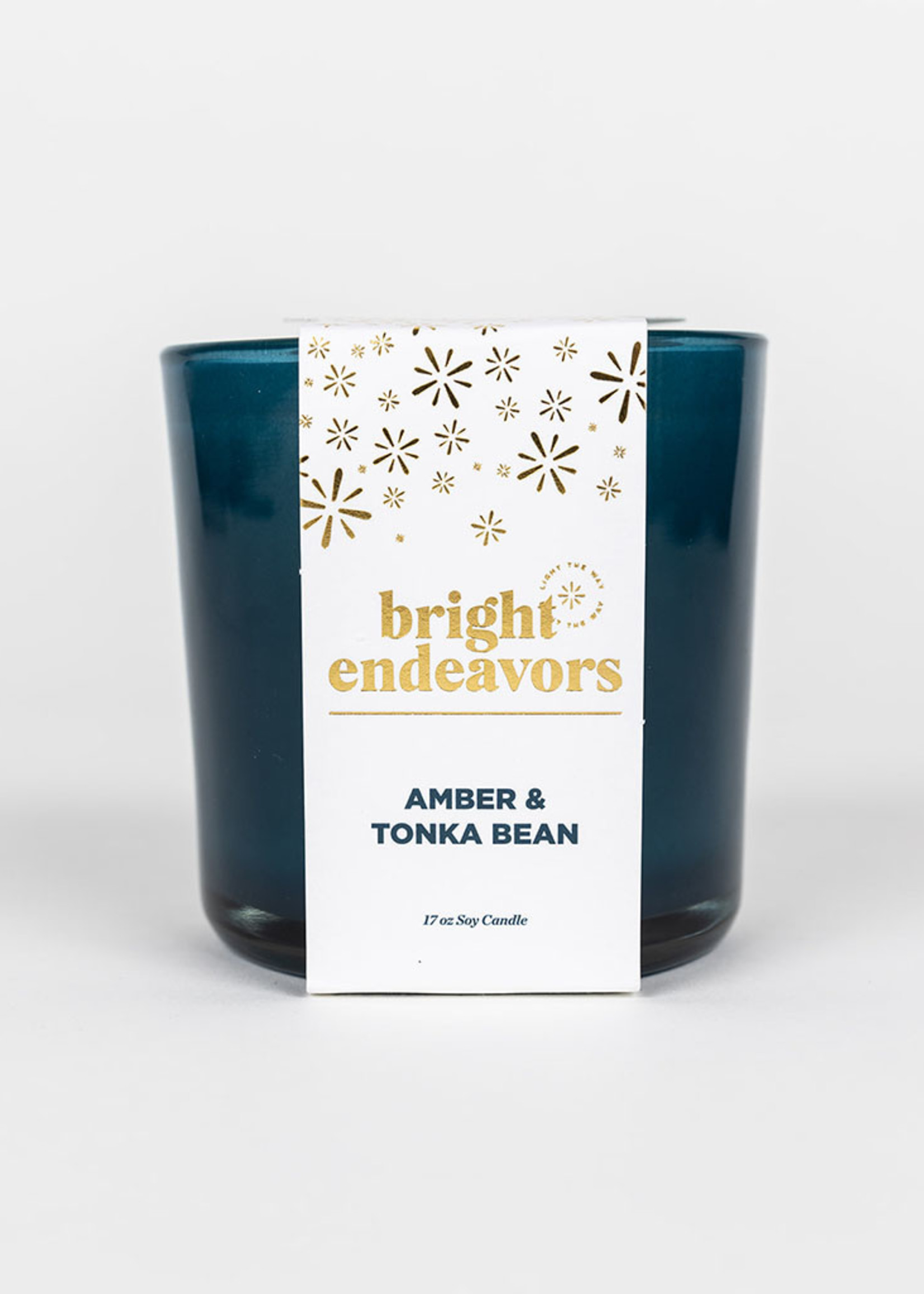 Bright Endeavors Amber & Tonka Bean Soy Candle