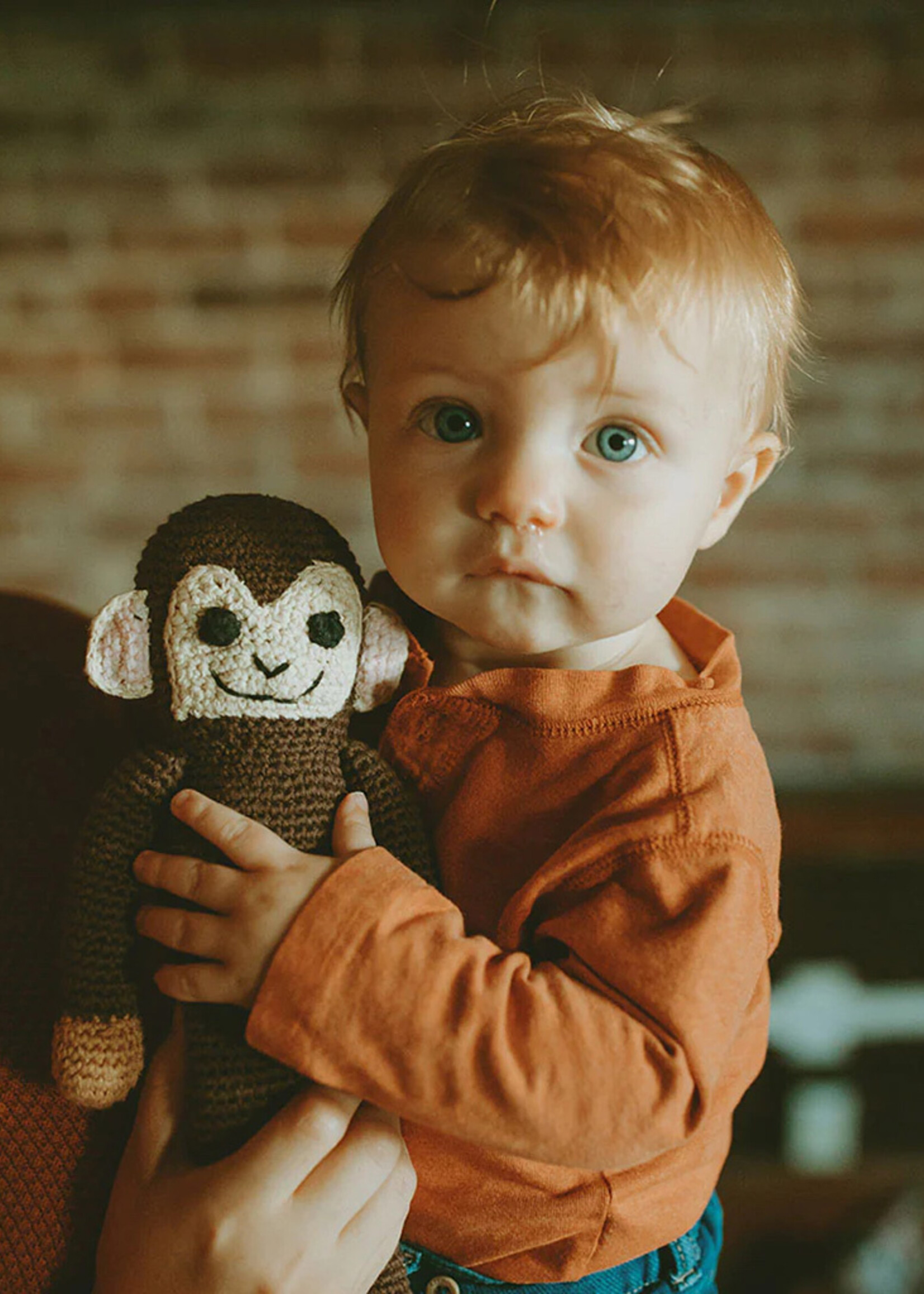 Kahiniwalla x Pebble Brown Monkey Rattle