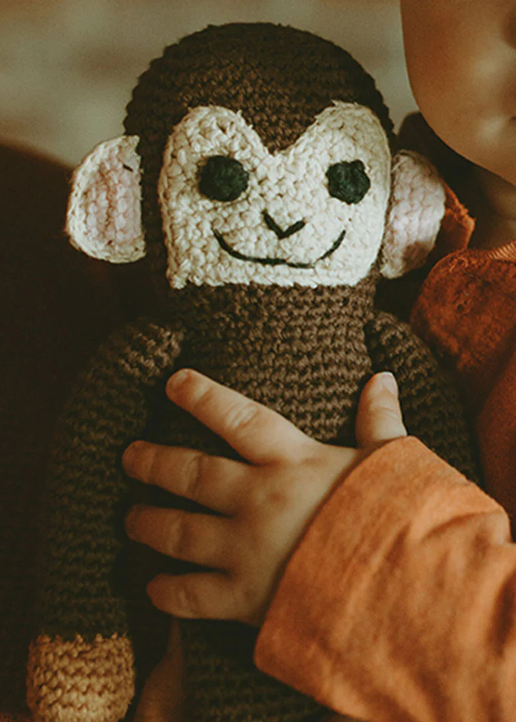 Kahiniwalla x Pebble Brown Monkey Rattle