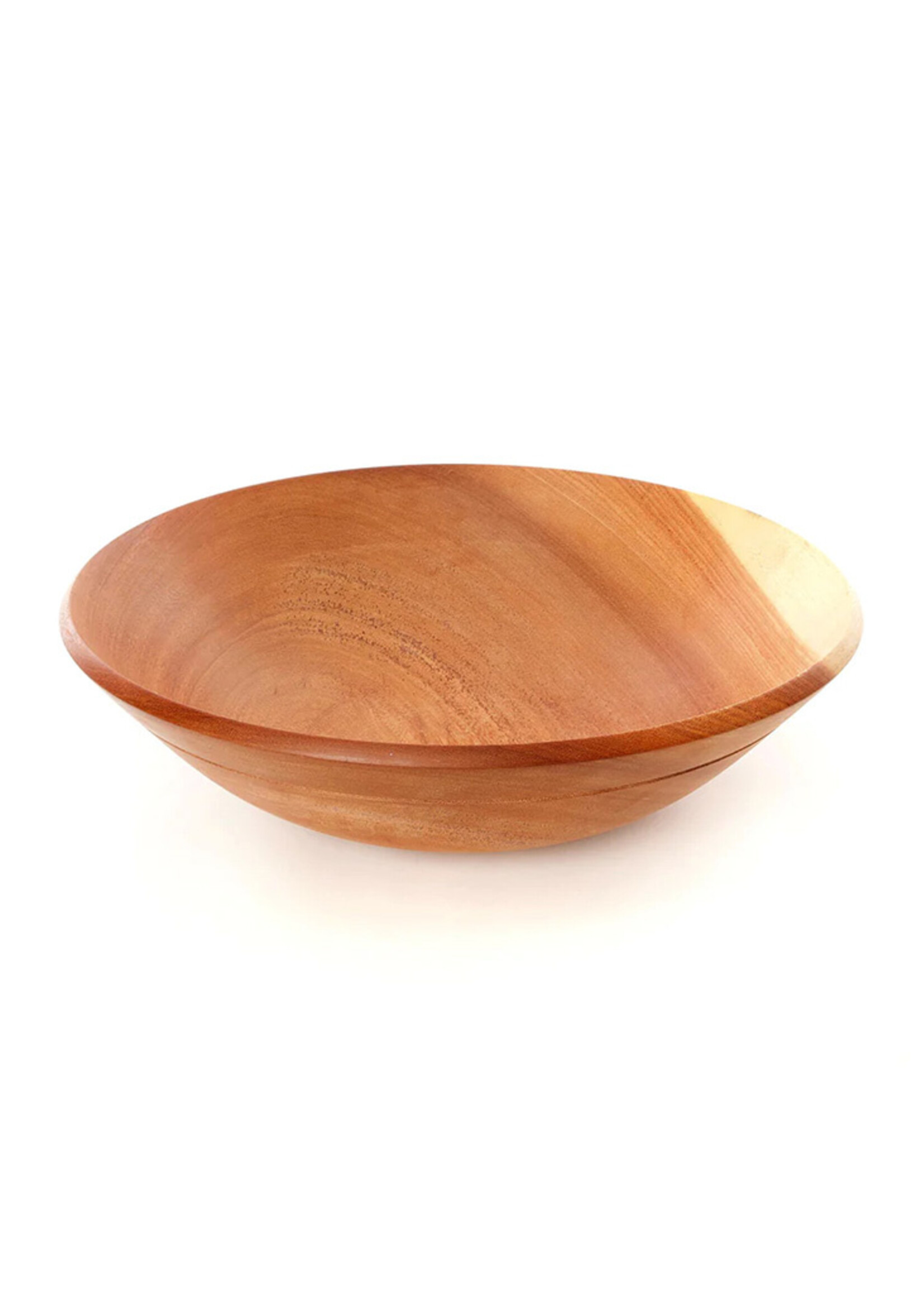 African Modern 17-18in Mahogany Wood Bowl