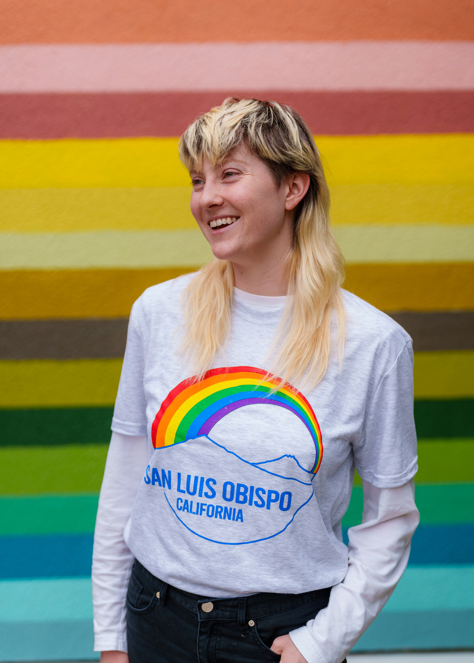 GOEX FINAL SALE  - SLO Pride Unisex T-shirt