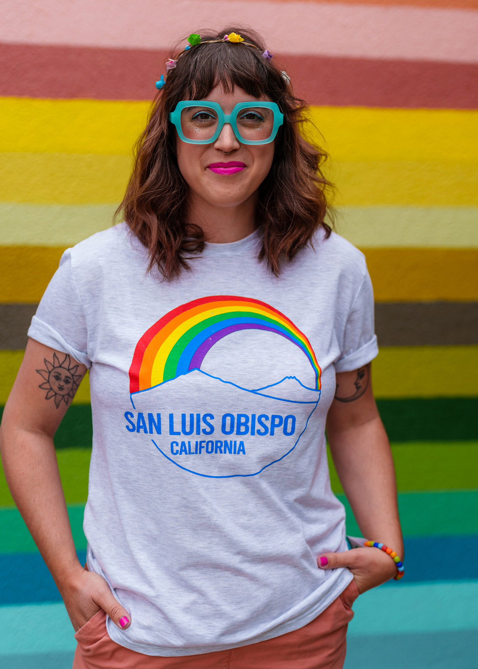GOEX FINAL SALE  - SLO Pride Unisex T-shirt