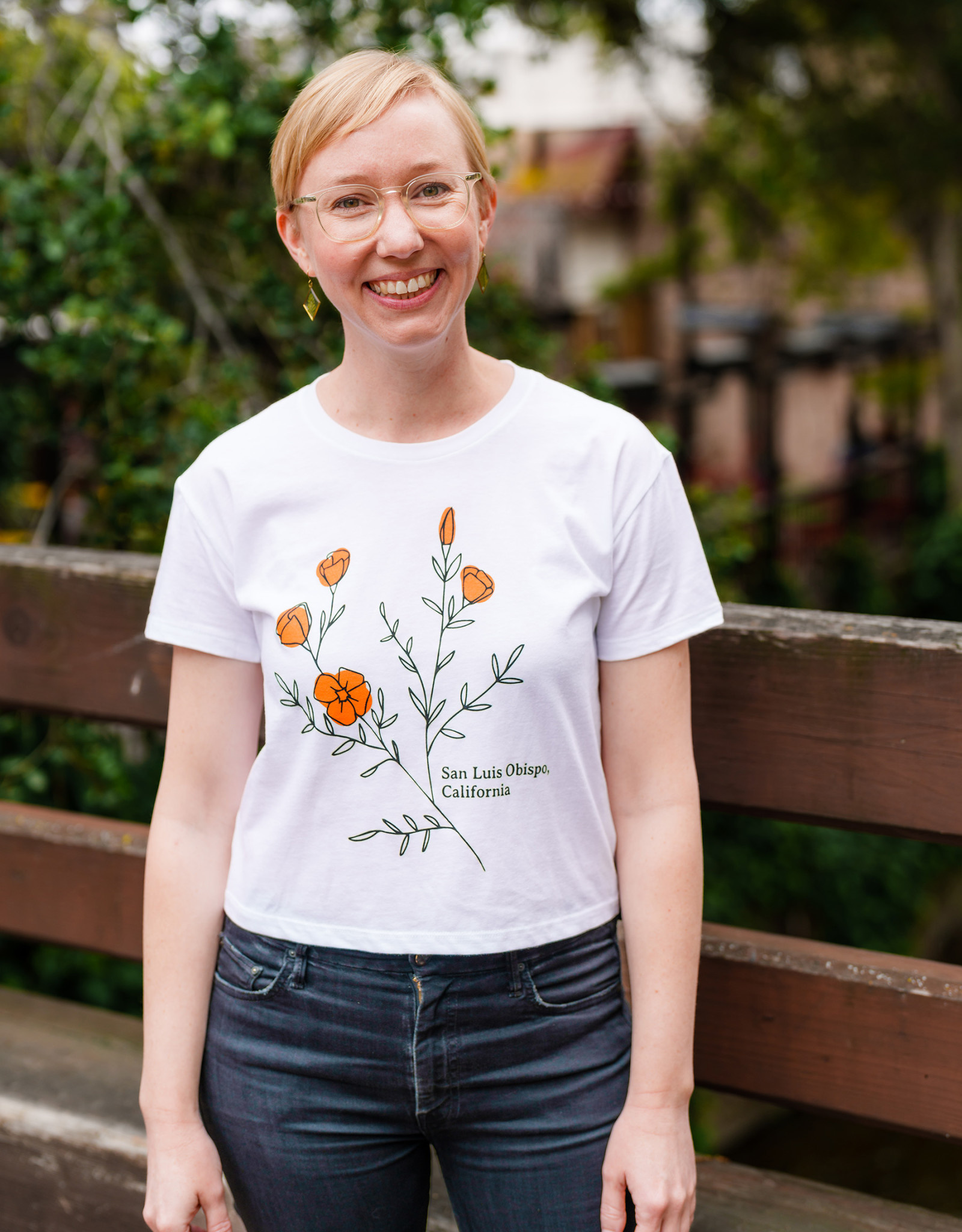 Goex Slo California Poppy Canvas Tote Bag