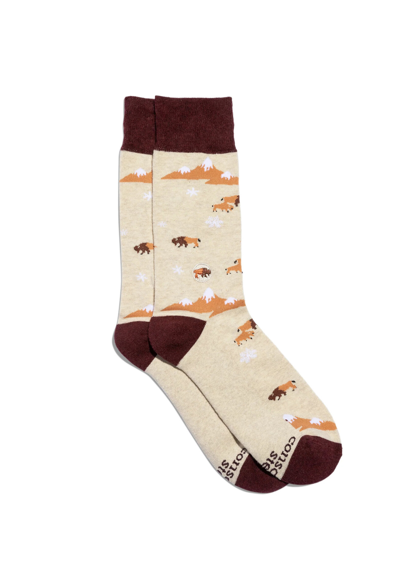 Conscious Step Women's Socks That Protect Bison