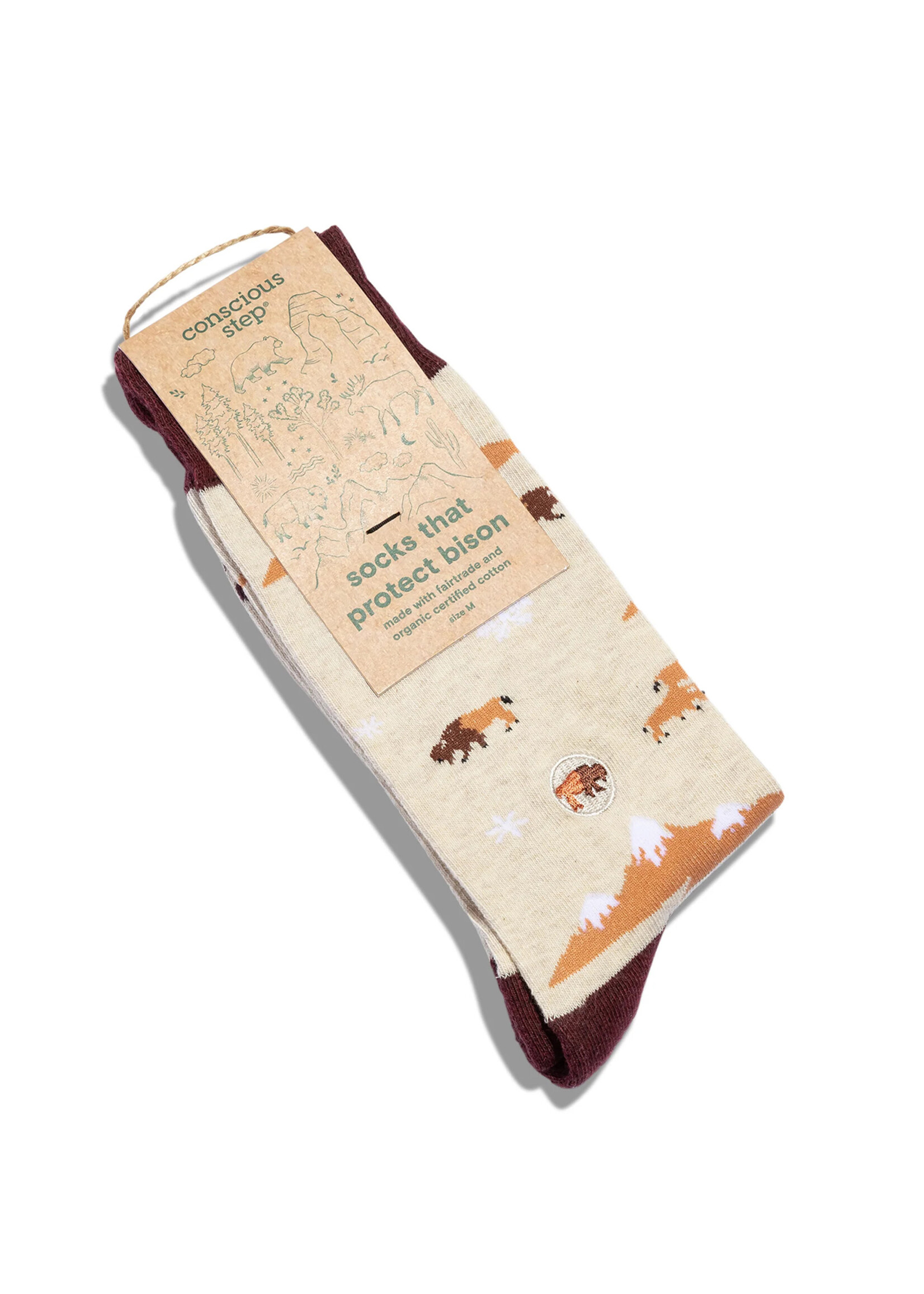 Conscious Step Women's Socks That Protect Bison