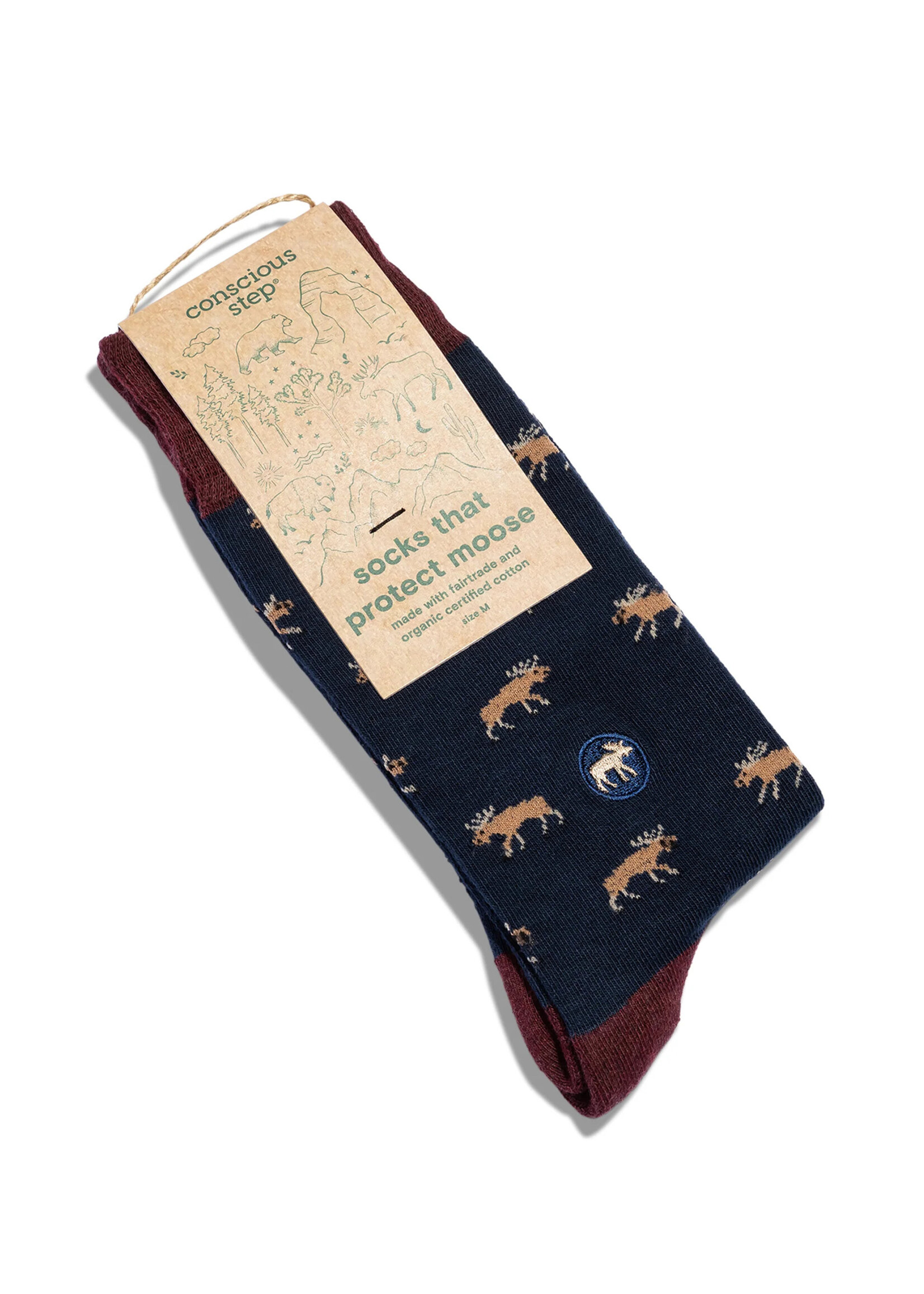 Conscious Step Women's Socks That Protect Moose