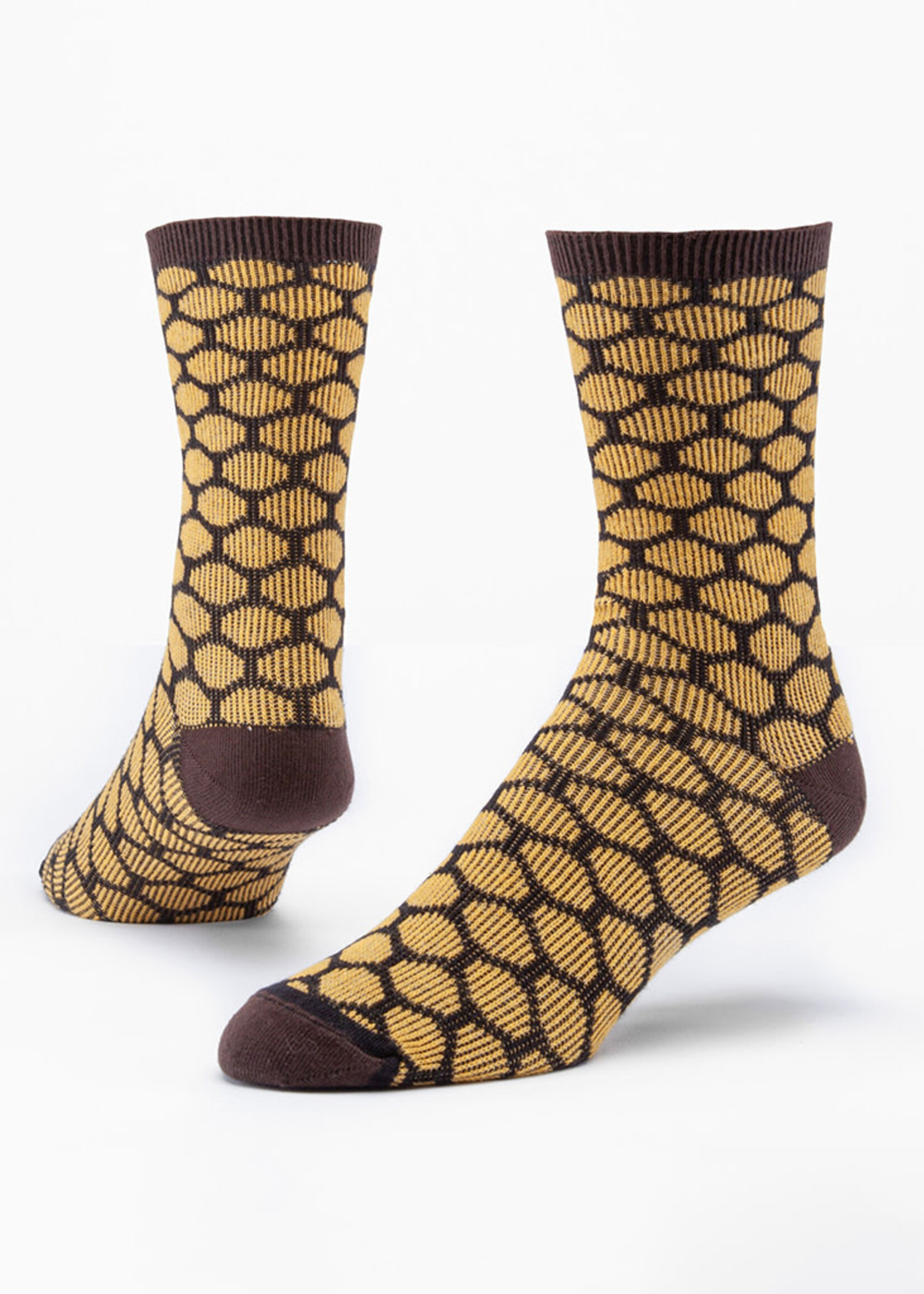 Maggie's Organics Honey Yellow Bee Keeper Socks