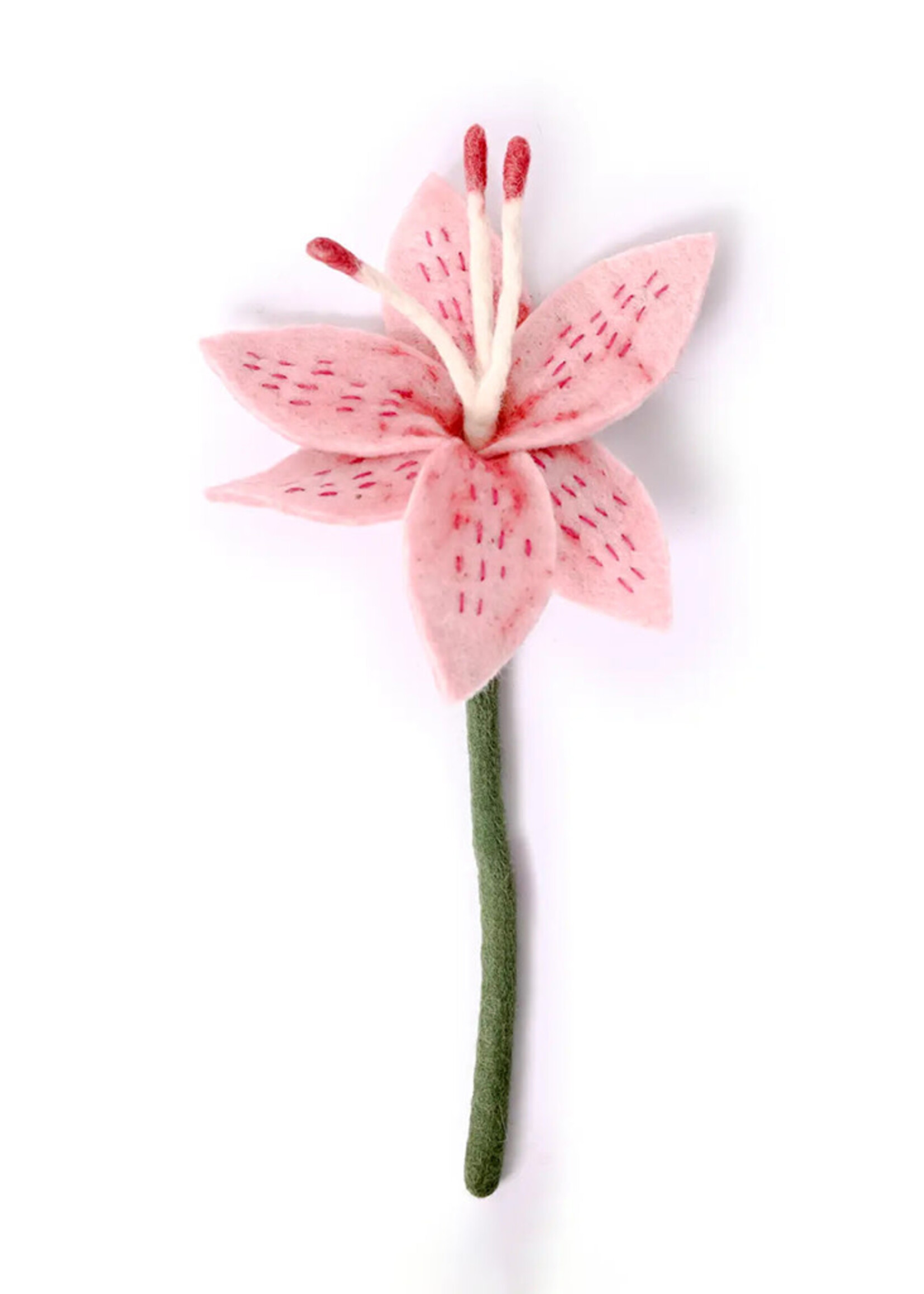 Global Goods Partners Stargazer Lily Felt Flower