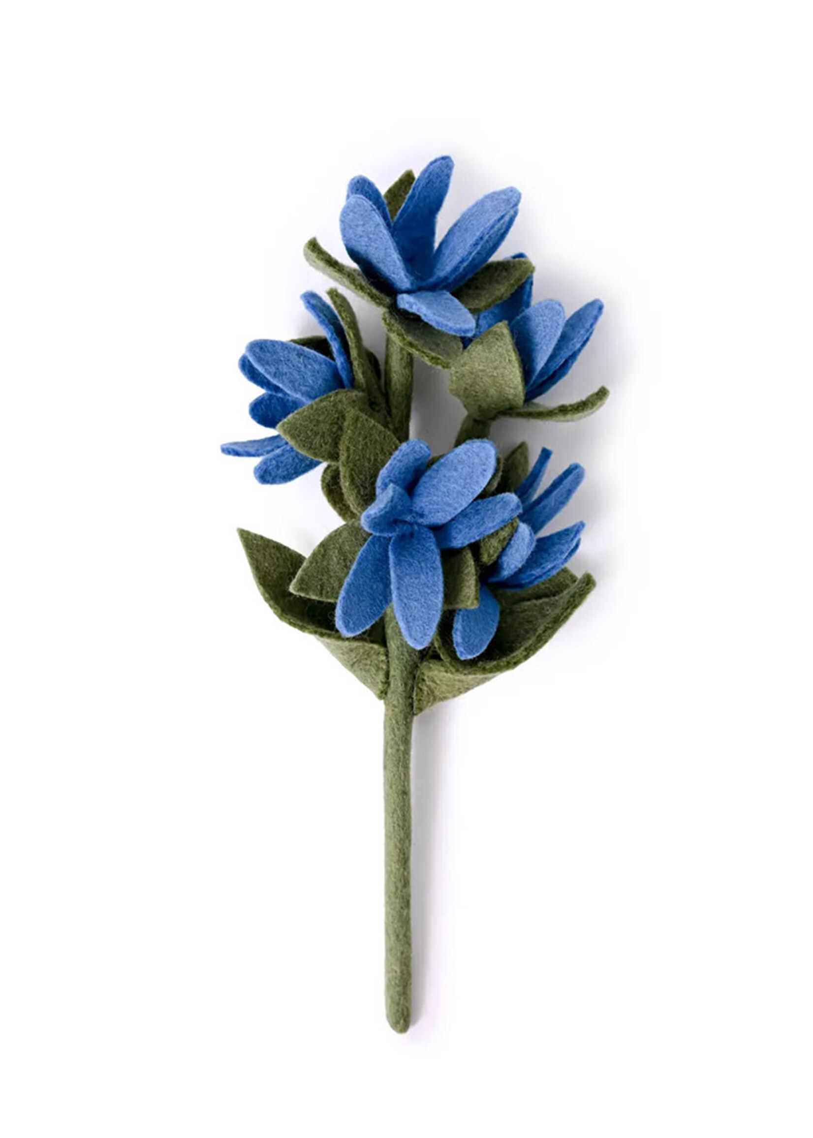 Global Goods Partners Blue Watsonia Felt Flower