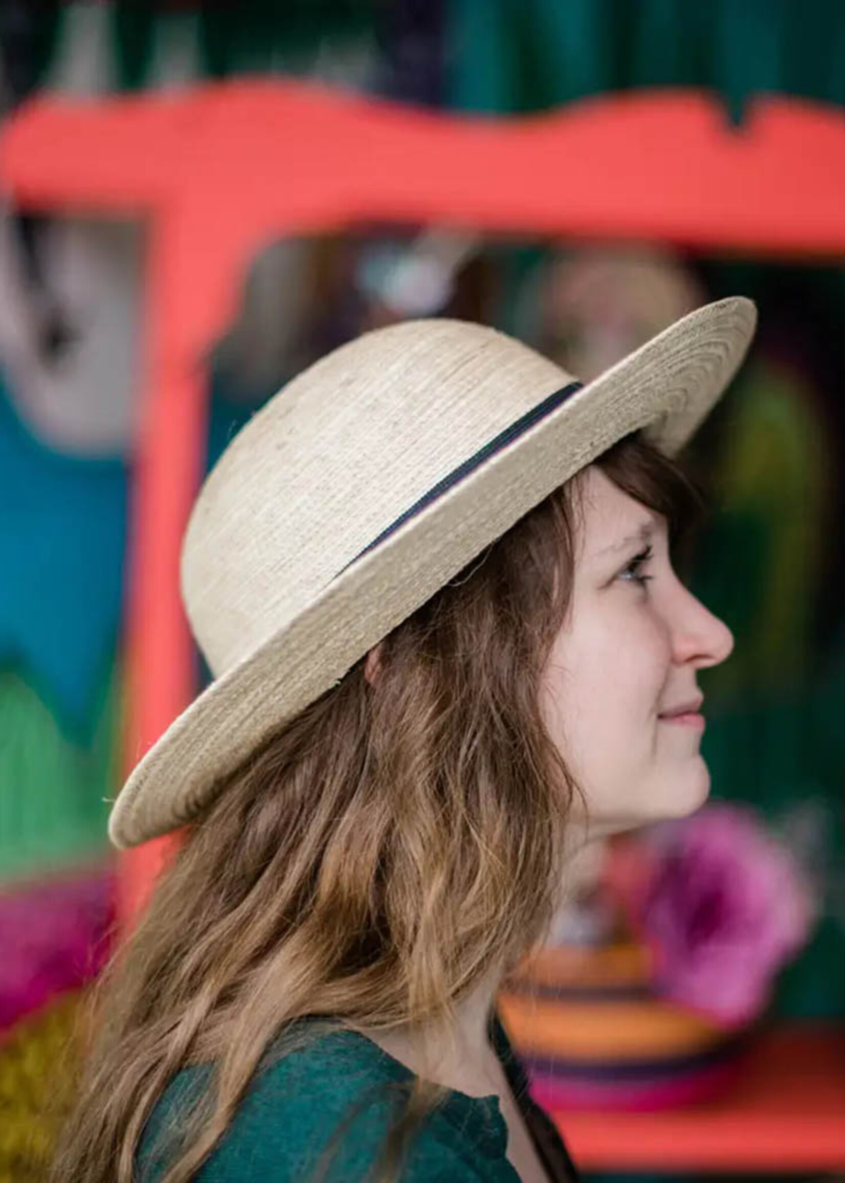 FINAL SALE - Palm Leaf Lady Hat