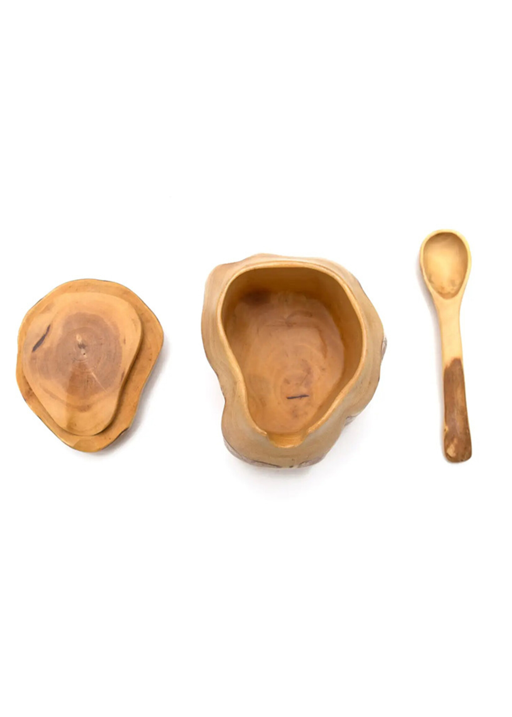 Coffeewood Sugar Bowl and Spoon