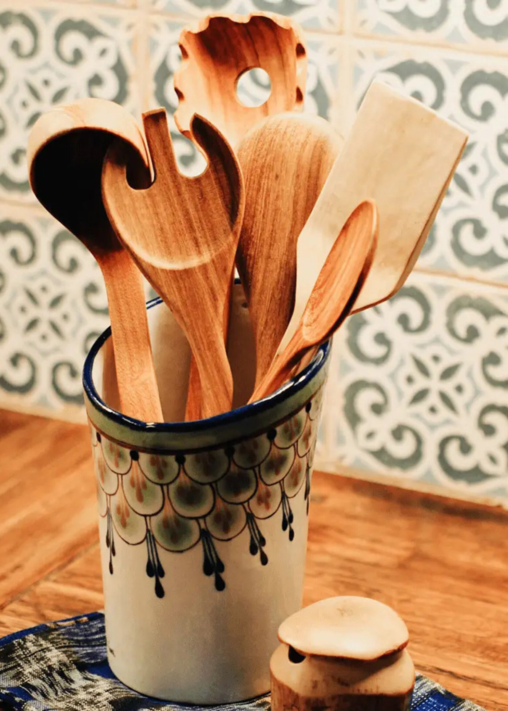 Upavim Hand Carved Wood Ladle