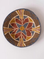 Maadili 13" Stained Glass Basket Bowl