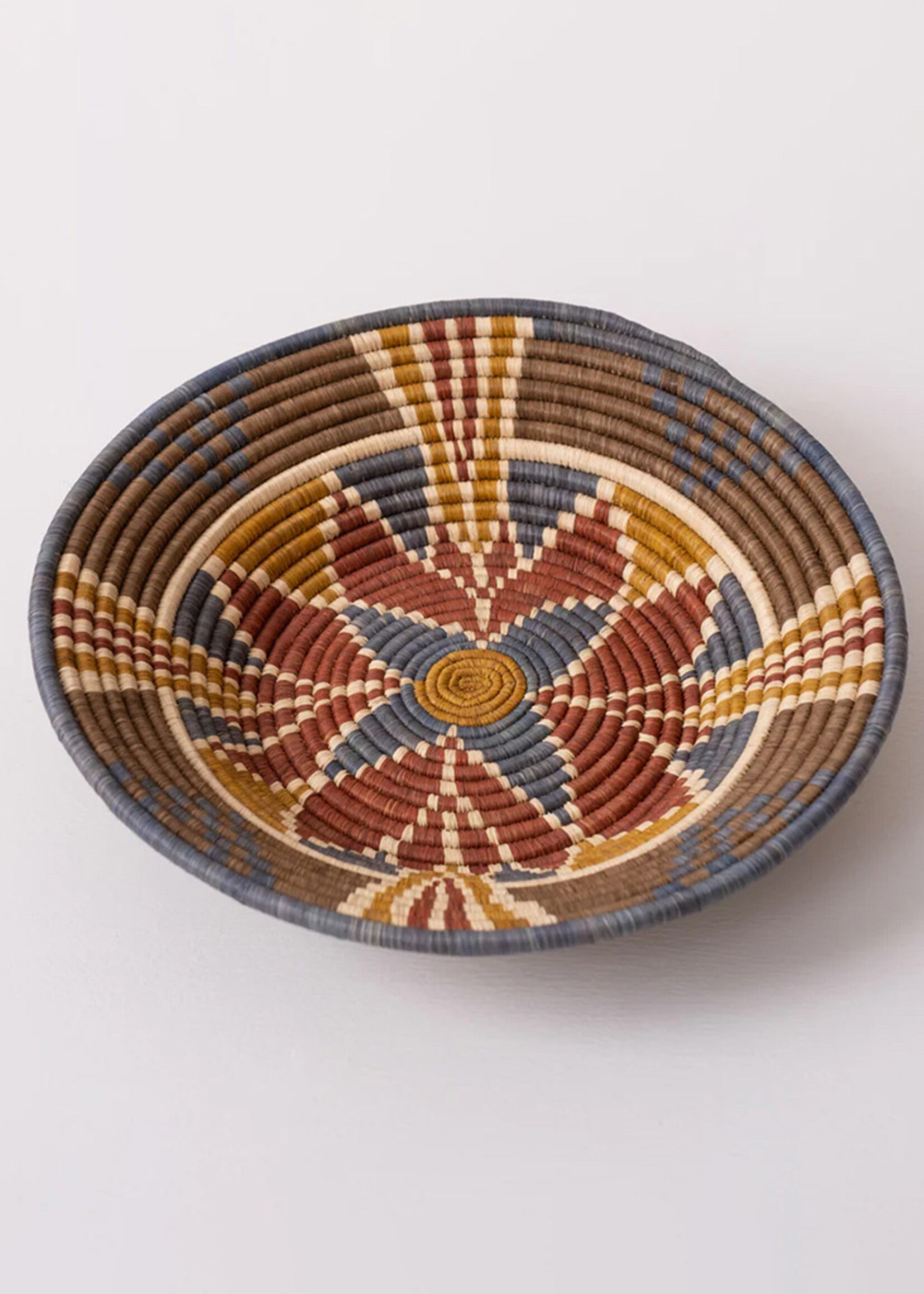 Maadili 13" Stained Glass Basket Bowl