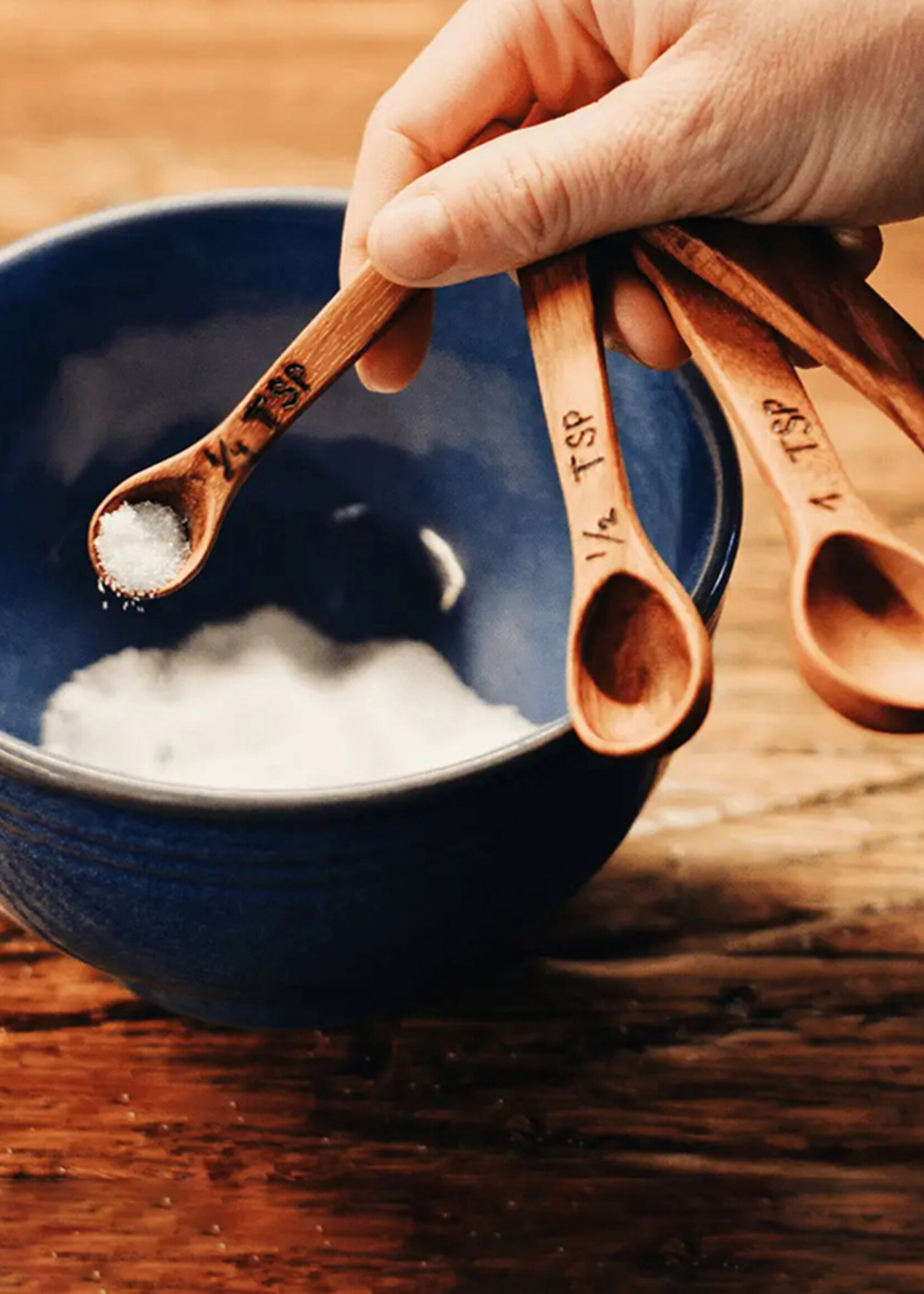 Hand Carved Measuring Spoons