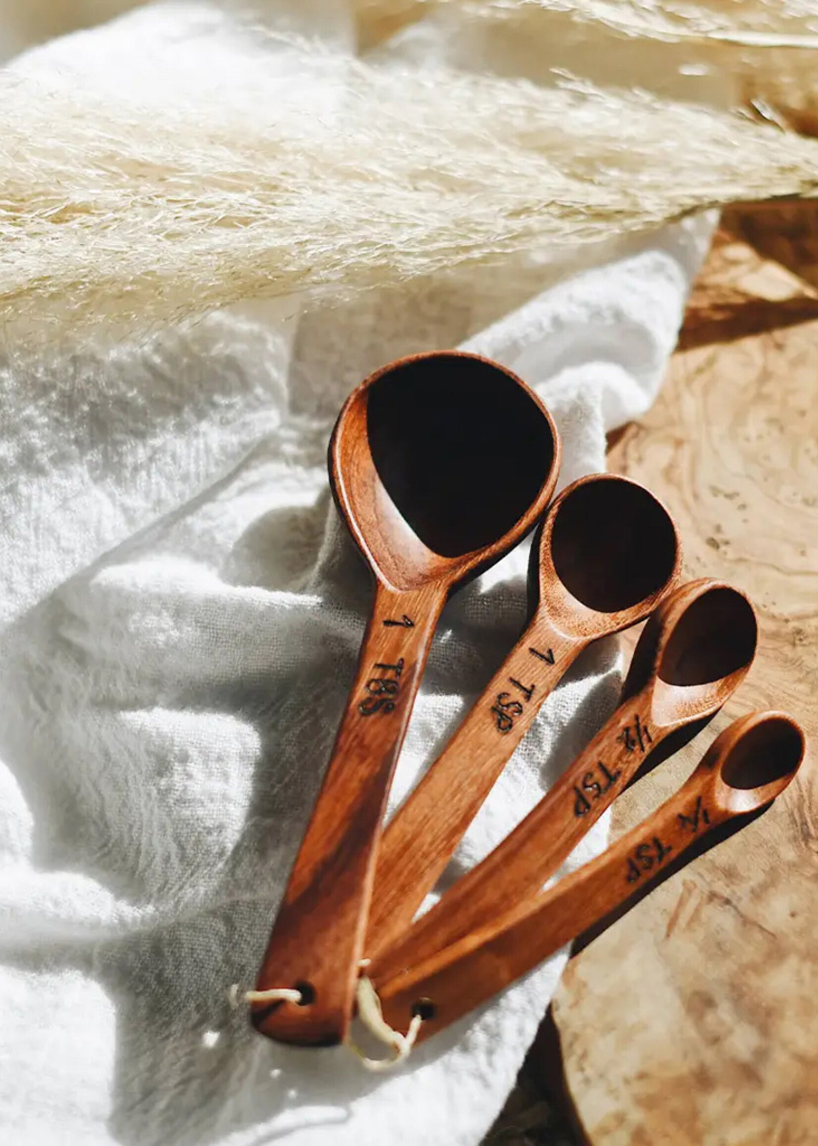 Hand Carved Measuring Spoons