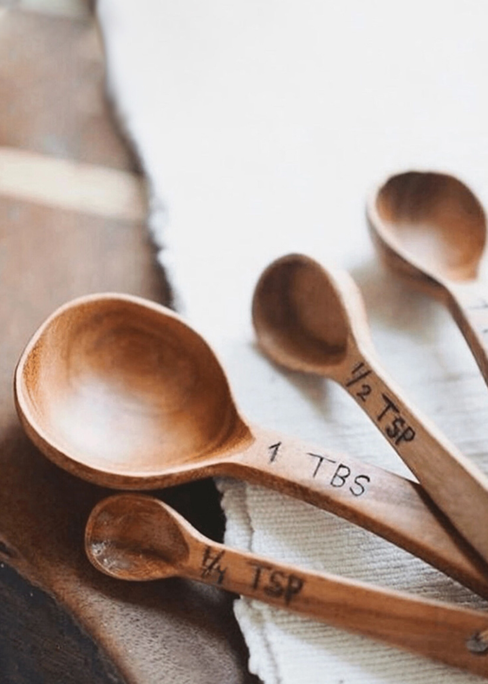 Upavim Hand Carved Measuring Spoons