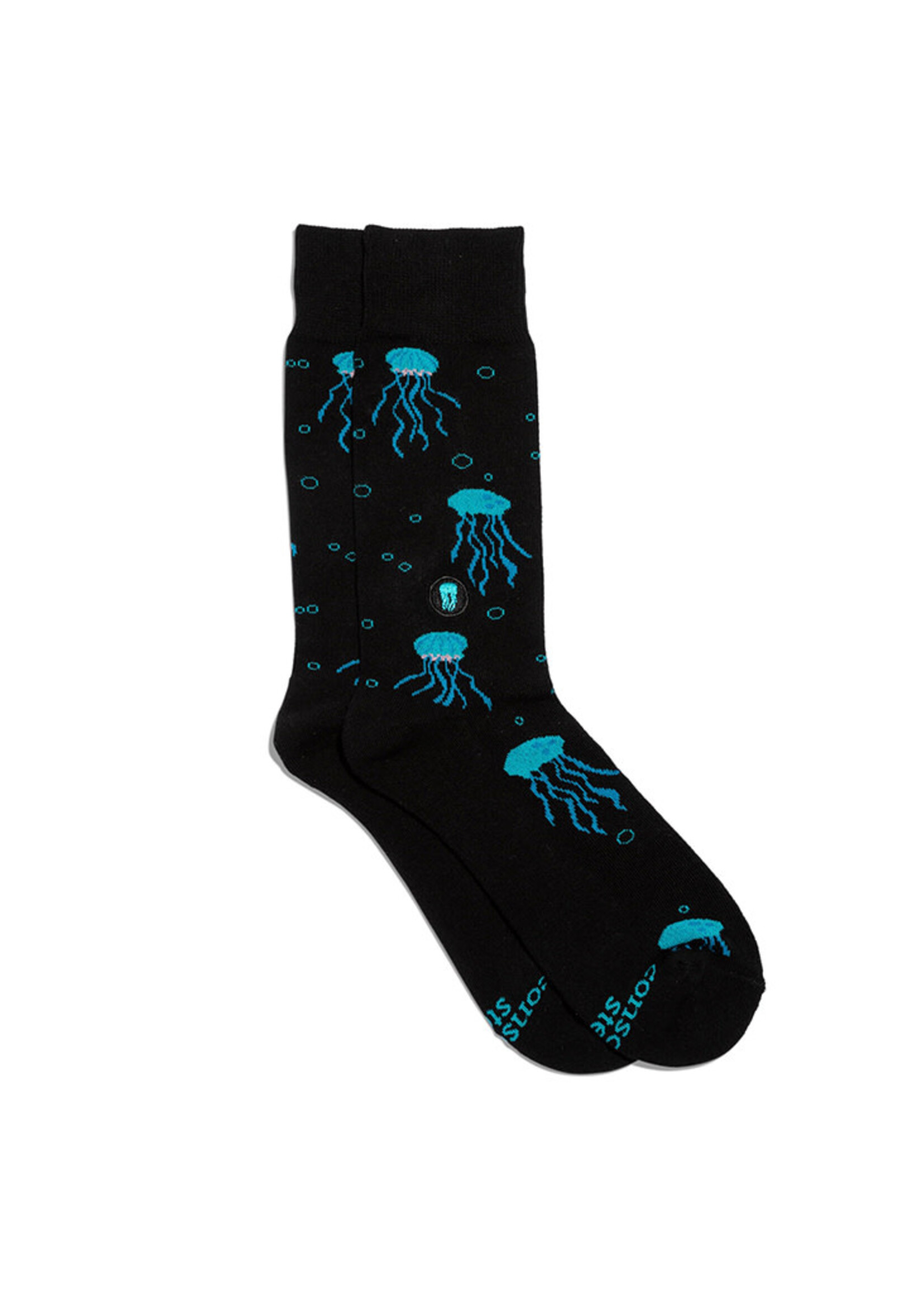Conscious Step Women's Jellyfish Socks that Protect Oceans