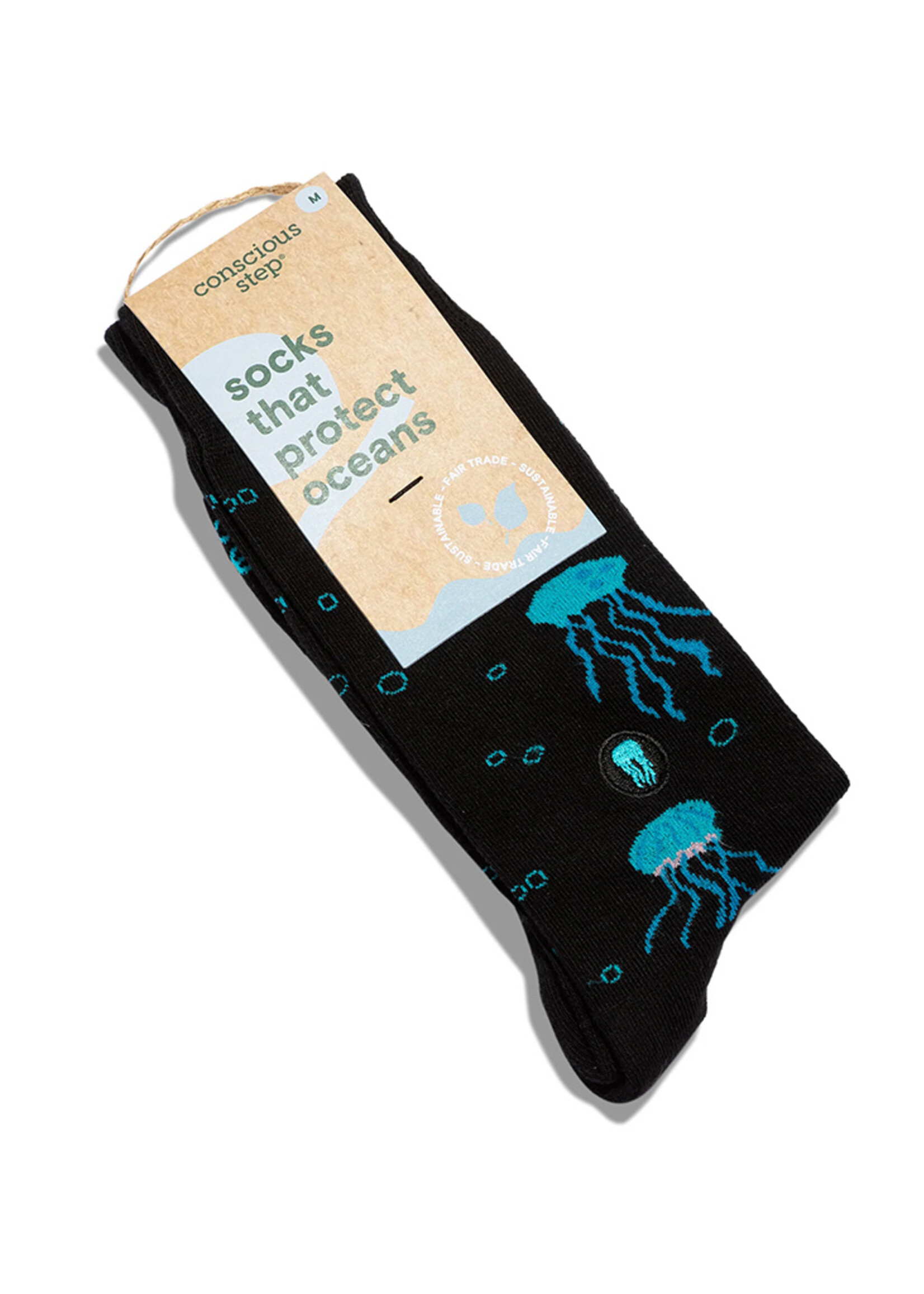 Conscious Step Men's Jellyfish Socks that Protect Oceans