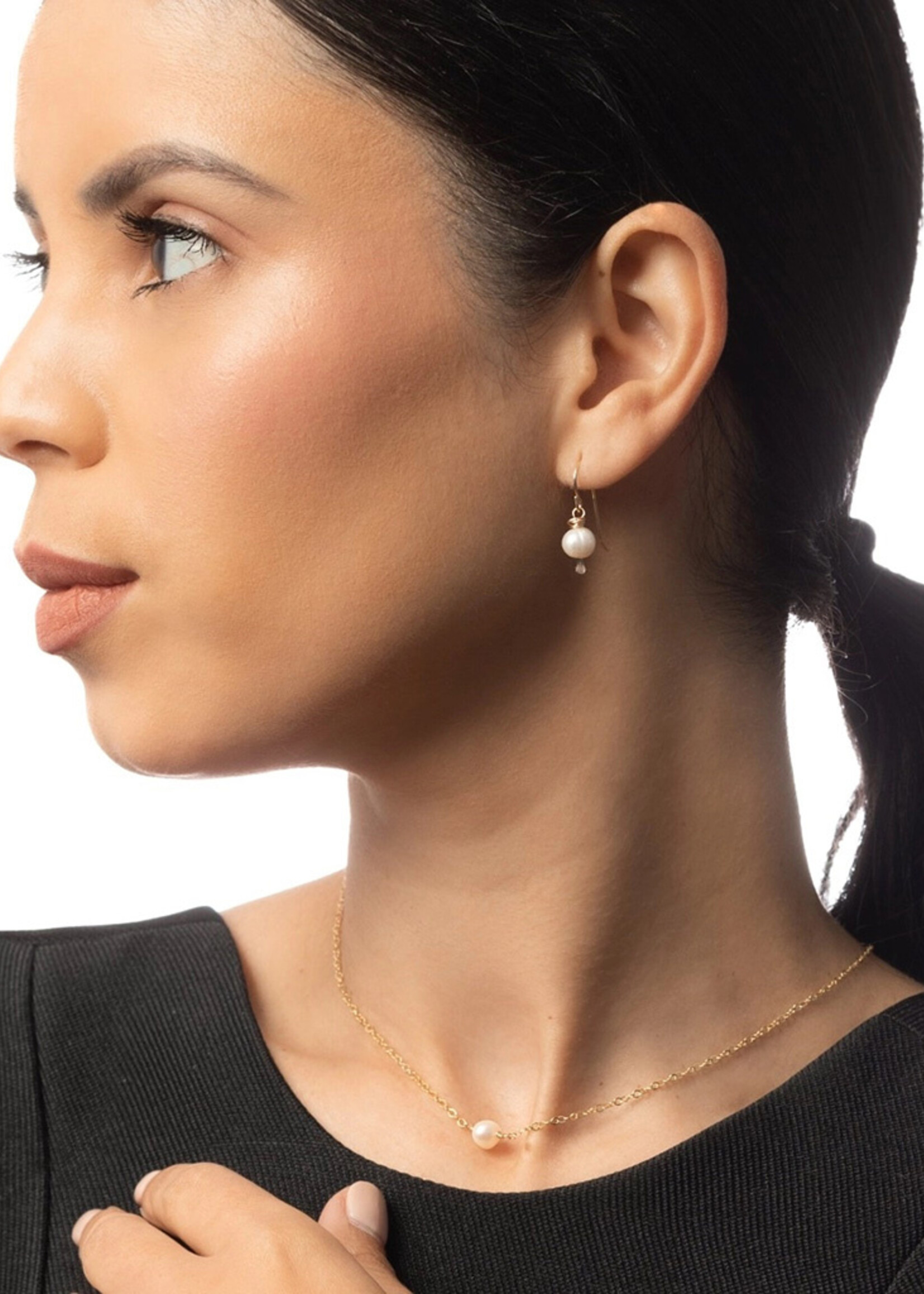 Forai Leeda Pearl 14K Gold-filled Earrings