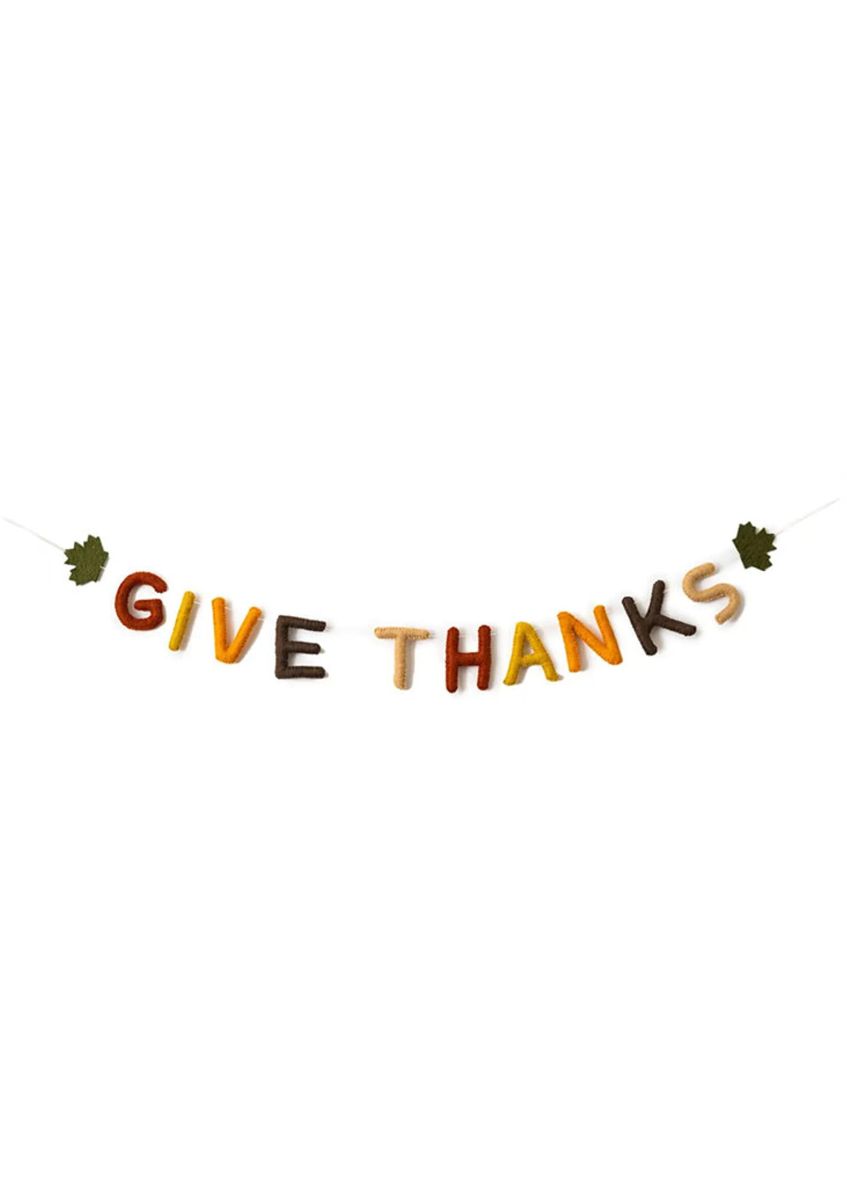 Global Goods Partners Give Thanks Felt Garland