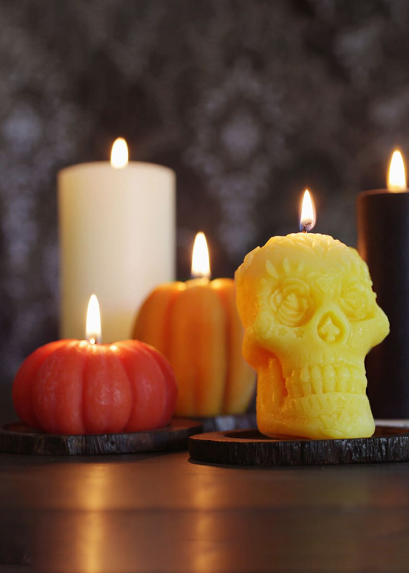 Big Dipper Waxs Works Small Beeswax Pumpkin Candle