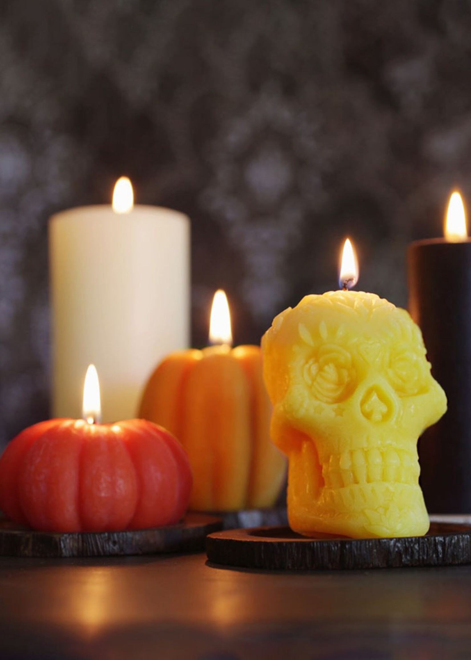 Big Dipper Waxs Works Small Beeswax Pumpkin Candle