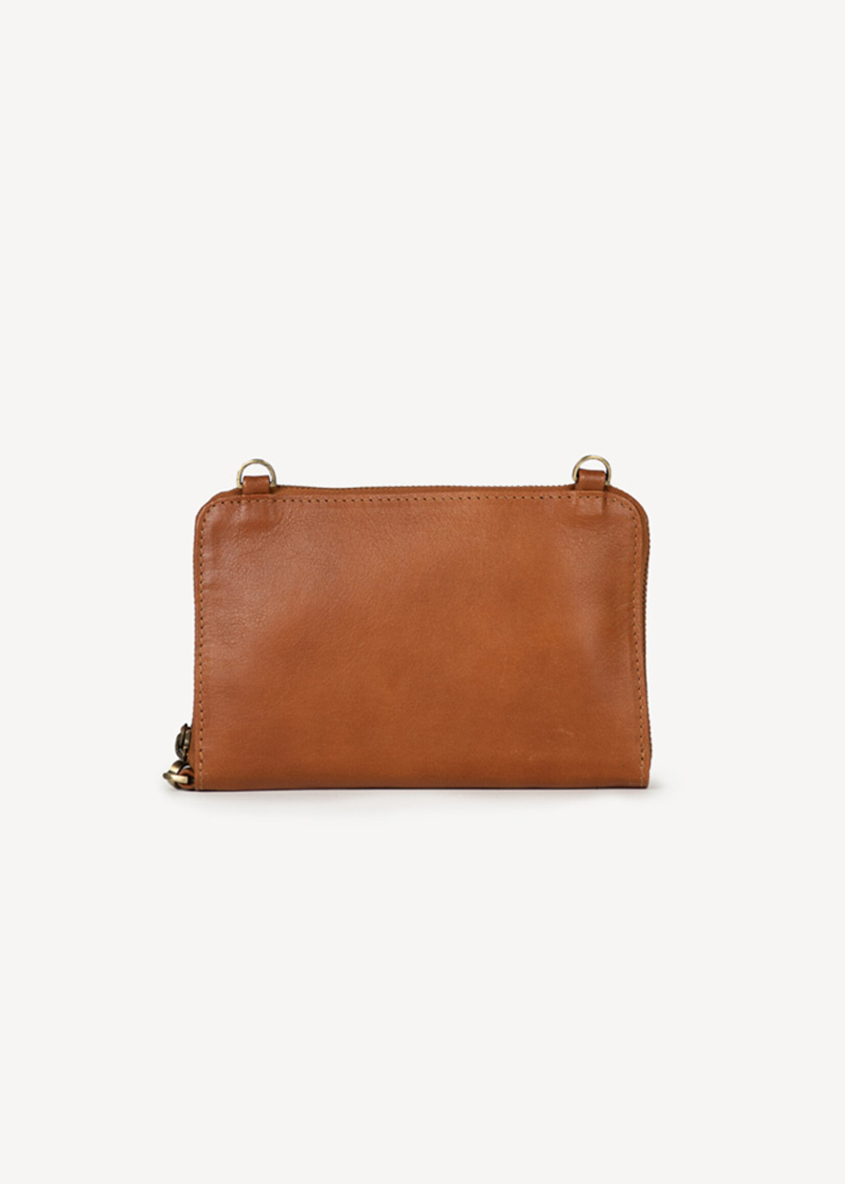 Joyn Camel Brown Crossbody Wallet