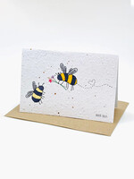 Growing Paper Bee Kind Growing Paper Card