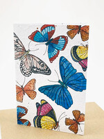 Butterfly Print Growing Paper Card