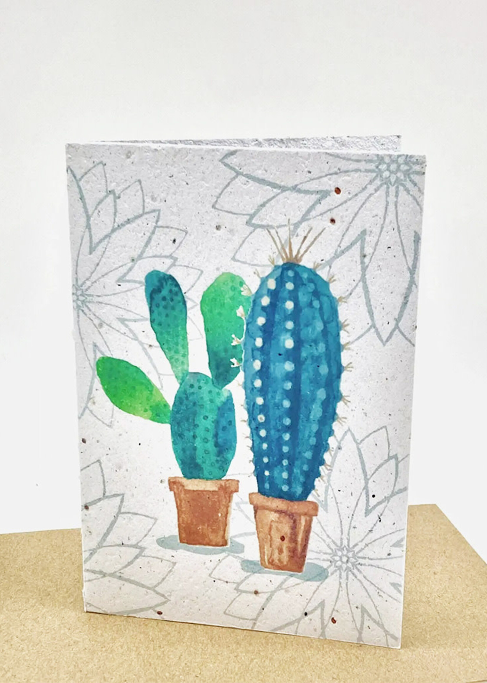 Growing Paper Cactus Growing Paper Card