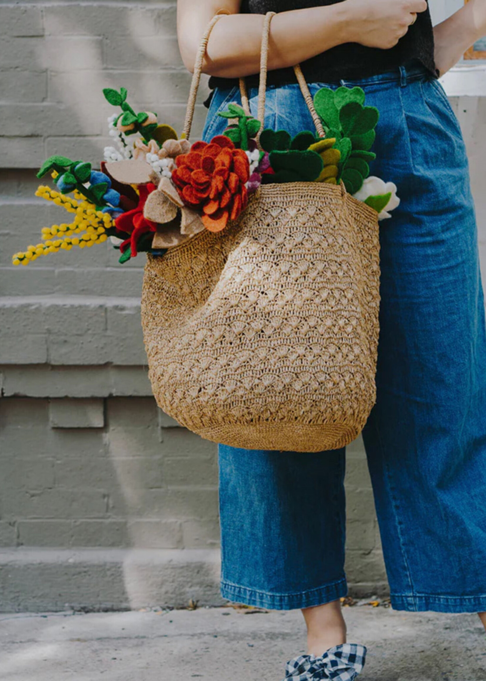 Global Goods Partners Felt Flower Baby's Breath
