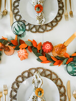 Global Goods Partners Fall Foliage Felt Garland