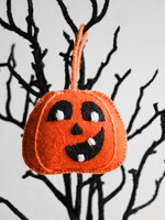 Ornaments 4 Orphans FINAL SALE - Goofy Jack-O-Lantern Felt Ornament