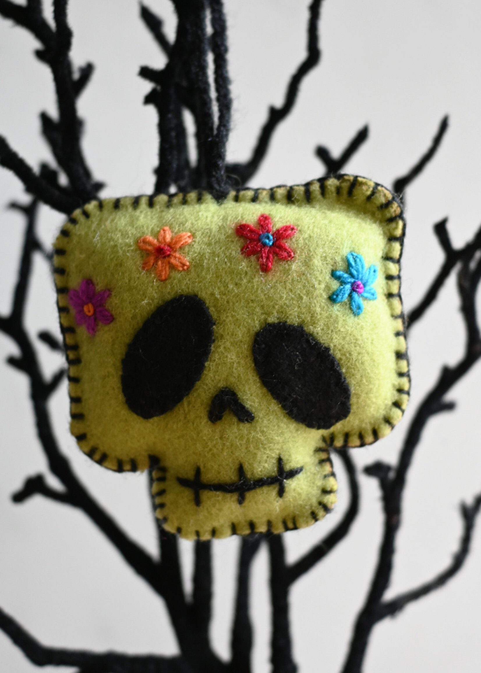 Ornaments 4 Orphans FINAL SALE - Monster Face Felt Ornament