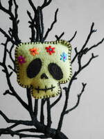 Ornaments 4 Orphans FINAL SALE - Monster Face Felt Ornament