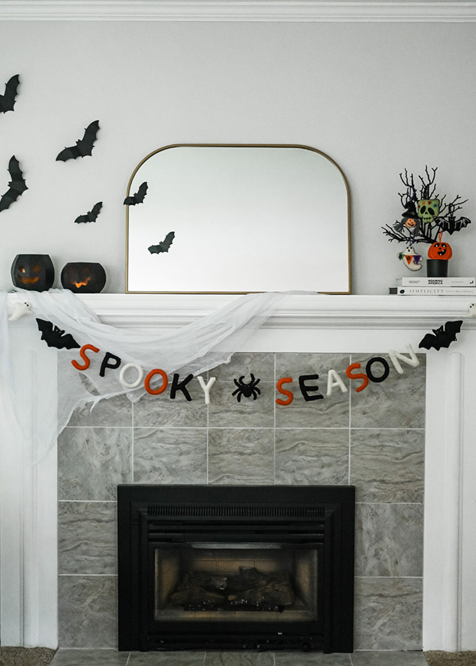 Ornaments 4 Orphans FINAL SALE - Felt Boo Ghost Ornament