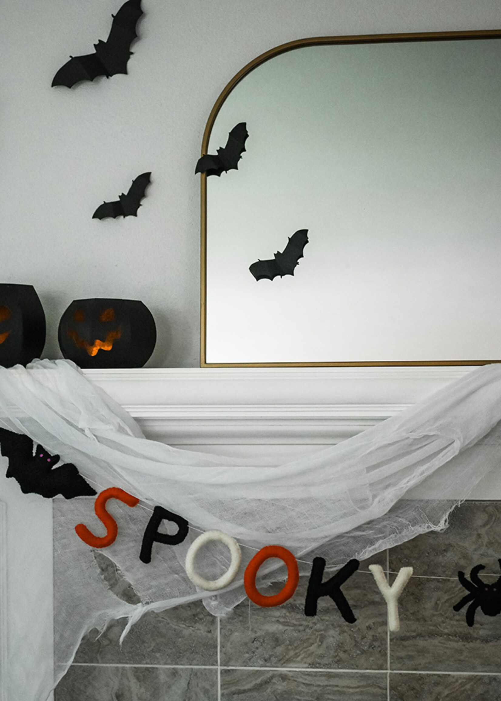 Global Goods Partners Spooky Season Felt Garland