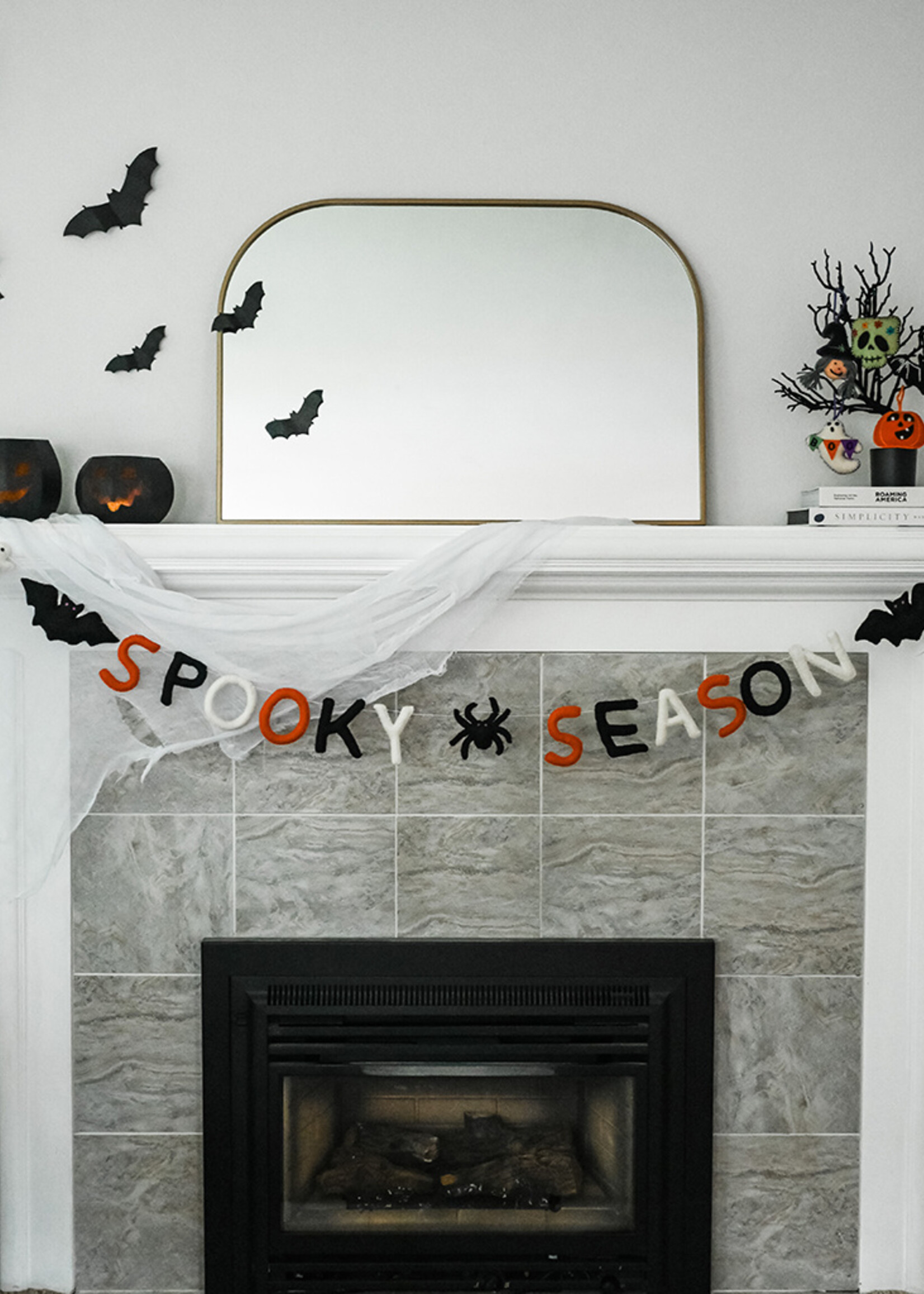 Global Goods Partners Spooky Season Felt Garland