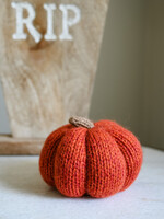 Andes Gifts Orange Knit Pumpkin