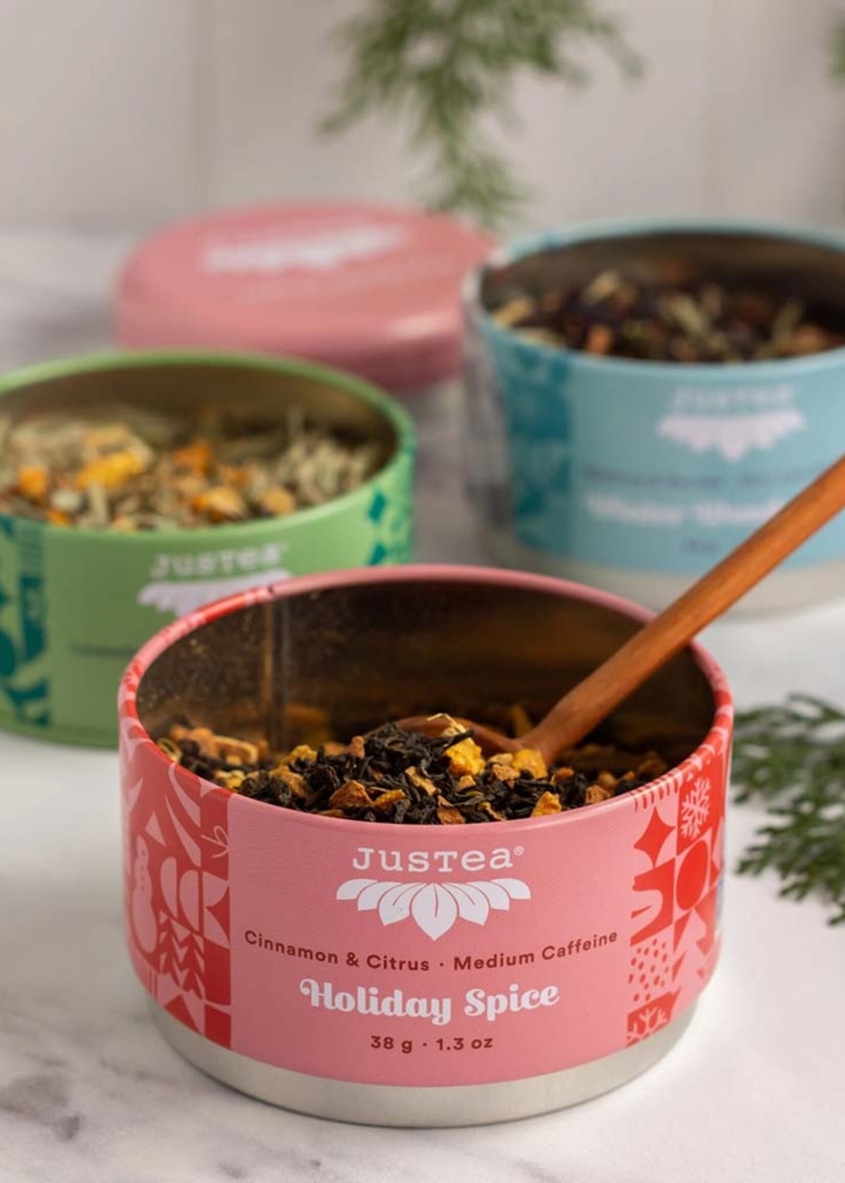JusTea Justea Holiday Tea Trio