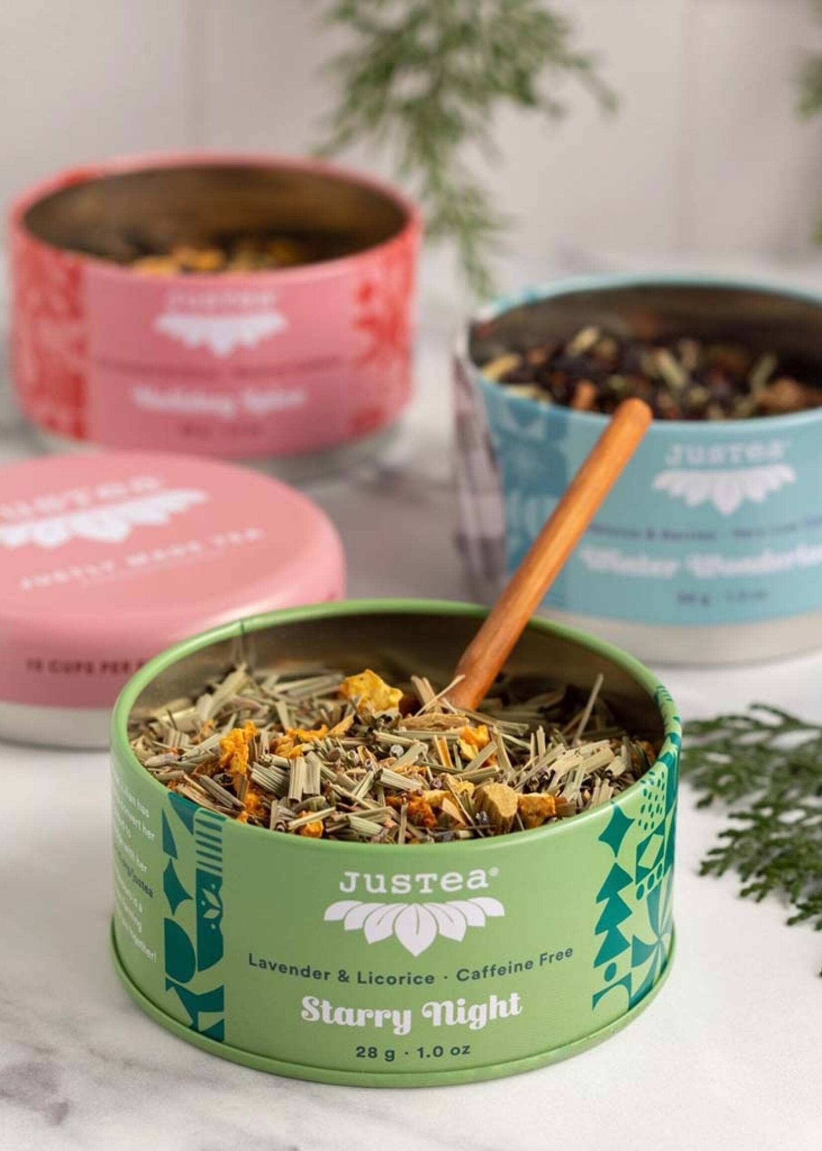 JusTea Justea Holiday Tea Trio