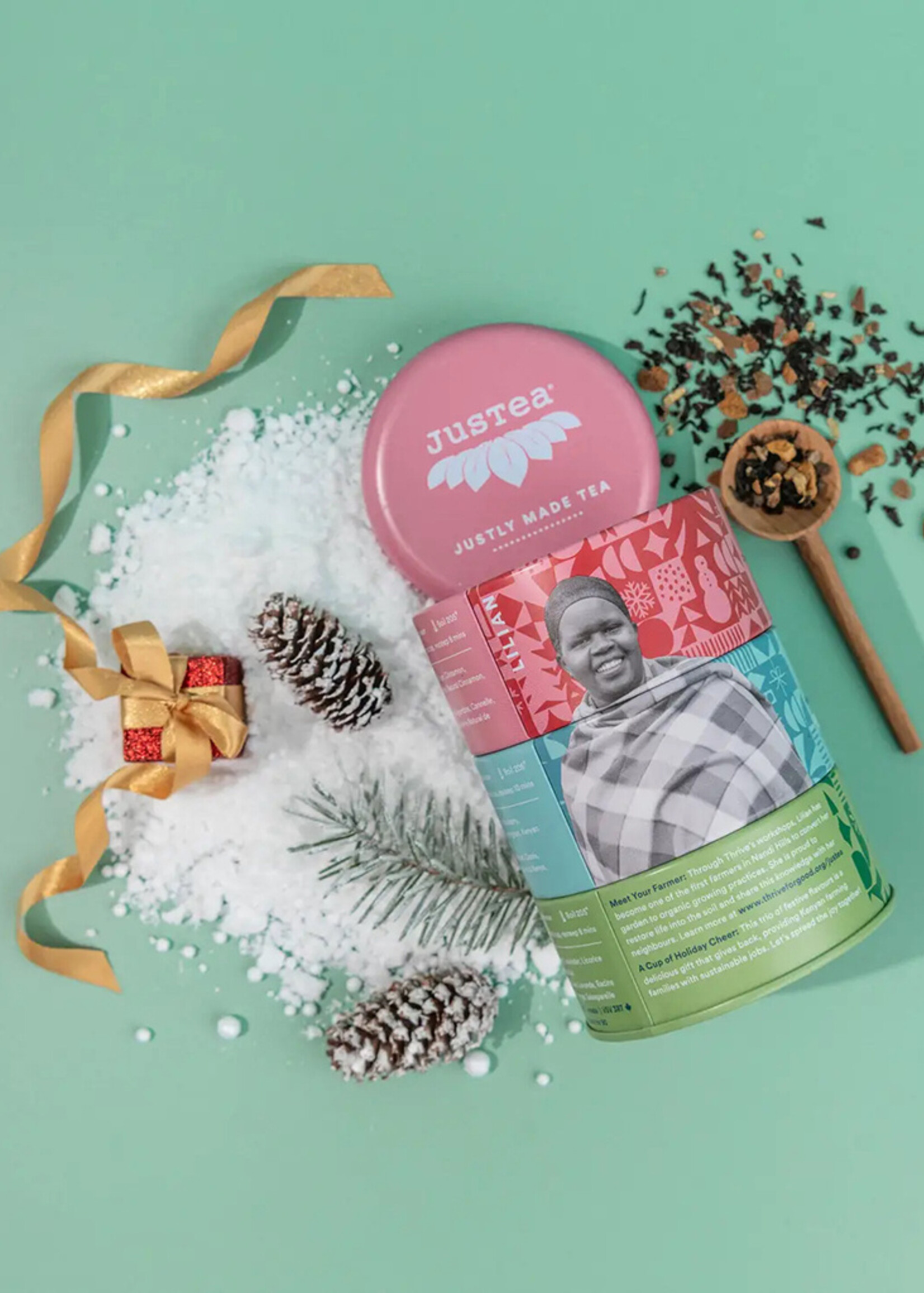 JusTea Justea Holiday Tea Trio